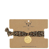Ibiza armband leopard coin